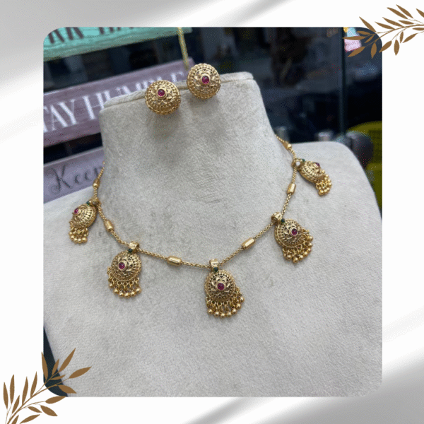 Elegant Red Stone Necklace