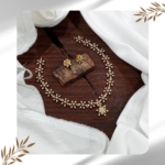 Elegant White Stone Star Pattern Necklace