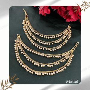 Elegant 3-Layered Back Chain Jewelry