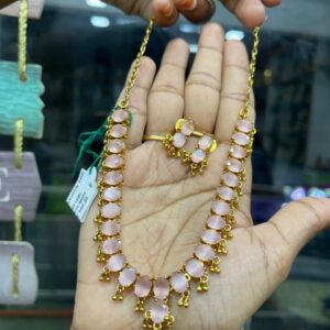 BABY PINK AD NECKSET MF1586