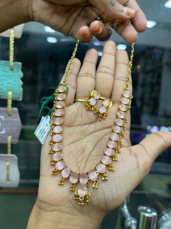 BABY PINK AD NECKSET MF1586