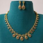 GOLD INSPIRED NECKSET IN MULTI COLUR
