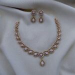 FAST SELLING SIMPLE NECKSET IN WHITE COLUR