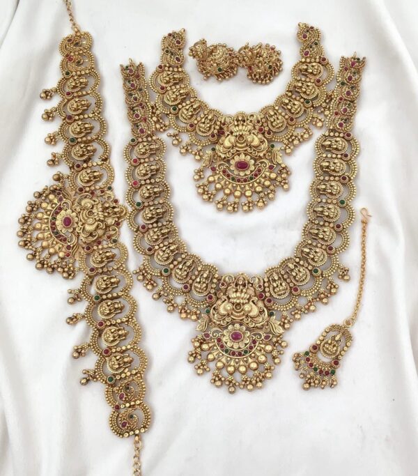 NECKLACE+HARAM+HIPBELT - SEMI BRIDAL