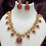 KERELA NECKSET IN RUBY MF2113