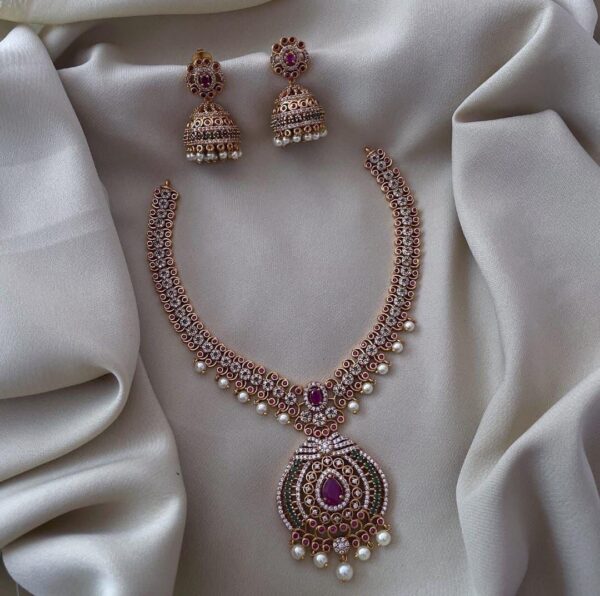 PREMIUM HEAVY STONE WORK NECKSET
