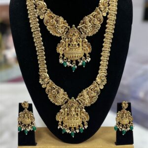 ANTIQUE 3D SEMI BRIDAL SET