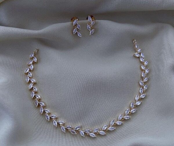 LEAF DESIGN NECKSET -SIMPLE