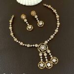 GALAXY NECKSET IN WHOTE STONE