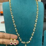 GOLD INSPIRED LONG HARAM IN RUBY