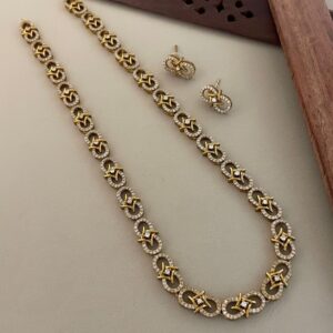 PREMIUM QUALITY DIAMOND INSPIRED LONG HARAM