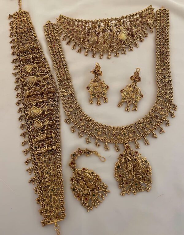 RADHA KRISHNAR SEMI BRIDAL SET