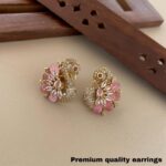 PEACOCK EARING MF3006- PINK