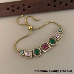 MULTI COLUR STONE BRACLET