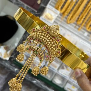 WITHOUT LAKSHMI JUMKA HANGING PATTERN HIPBELT