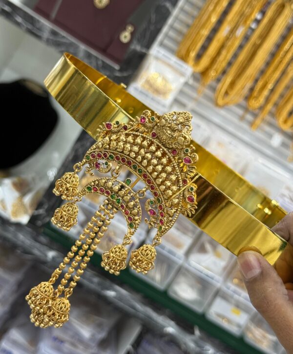 WITHOUT LAKSHMI JUMKA HANGING PATTERN HIPBELT