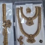 ANTIQUE HEAVY SEMI BRIDAL NECKSET HARAM HIPBELT COMBO