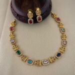 NAVRATHNA LAKSHMI SHORT NECKSET