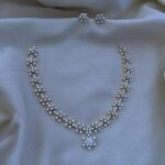 DIAMOND REPLICA STAR PANDANT NECKSET MF2289
