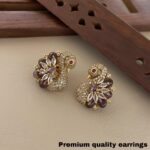 PEACOCK EARING MF3006 - VIOLET