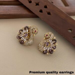 PEACOCK EARING MF3006 – VIOLET
