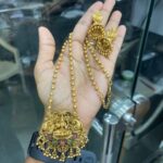 3D CHAIN MODEL WITH HEAVY LAKSHMI PENDANT MF3007