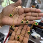 MOHAPU PATTERN LEAF PALAK NECKSET MF3008
