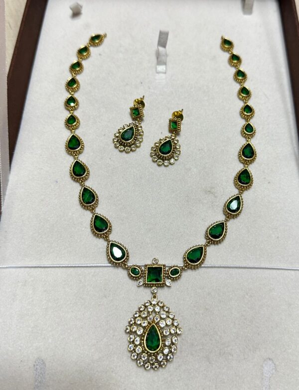 JYOTHIKA INSPIRED LONG HARAM WITH BACK CHAIN