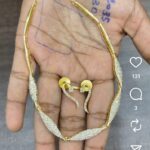 DIAMOMD REPLICA NECKSET ( BACK CHAIN SEPERATE COST )