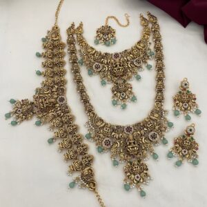 3D SSEMI BRIDAL SET IN MINT GREEN