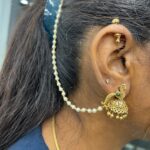 PEACOCK JUMKA WITH SIDE 1-LINE PEARL MATTAL