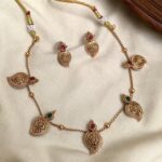 MANGO DESIGN WITH BALL CHAIN NECKSET