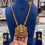 CHETTINADU LONG HARAM IN 3D PENDANT CHERRY BEADS MF2185