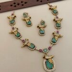 PARROT NECKSET IN MINT GREEN COLOUR MF1187