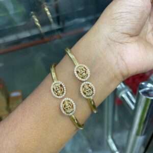 GOLD CONCEPT SINGLE KADA WITH AD FITTING MF3031