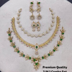 3 IN 1 PREMIUM QUALITY NECKSET MF3045