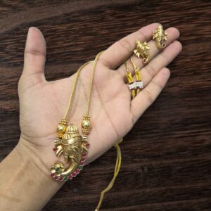 ELEPHANT NECKSET WITH CHAIN MODEL