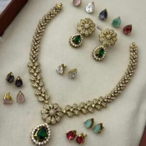 STONE CHANGABLE NECKSET AD STONE