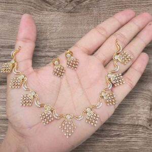 FLOWER SHAPE NECKSET MF2569