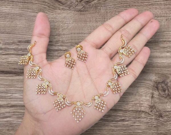 FLOWER SHAPE NECKSET MF2569