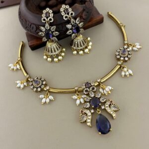 SUPER NEW LAUNCH NECKSET IN VIOLET MF1187