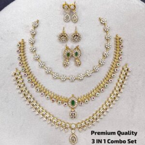 3 IN 1 PREMIUM QUALITY NECKSET MF3045