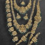 HEAVY 3D PREMIUM LOOK BRIDAL WITH WHITE STONE MIXED MF3036