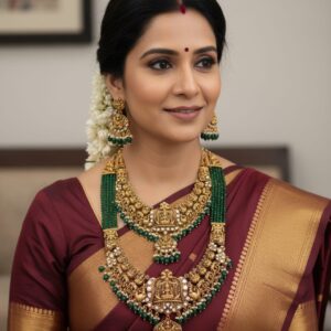 3D EMBOSSED HEAVY NECKSET + HARAM MF3068