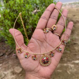 NEW LAUNCH FLEXIBLE BUTTERFLY NECKSET MF3072