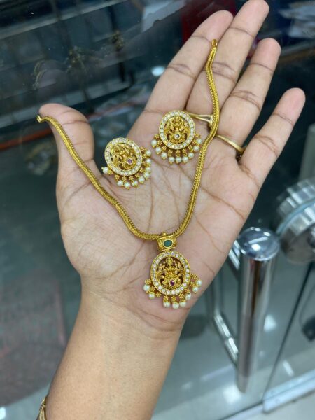 PREMIUM QUALITY ATTIGAI NECKSET MF3077