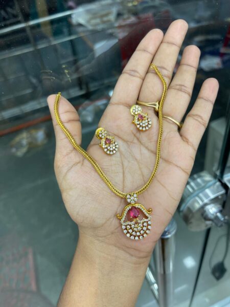 PREMIUM QUALITY ATTIGAI NECKSET MF3077