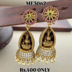 ANTIQUE LAKSHMI EARING MF3062 RS.445-10%=rs.400 Only