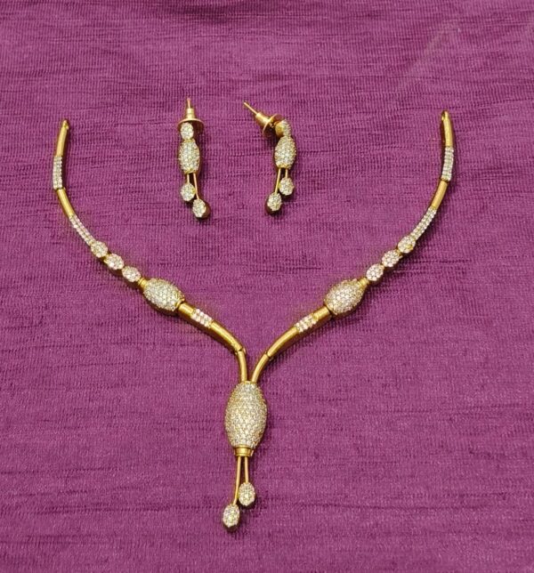 DIAMOND REPLICA NECKSET MF3061 Rs.500-10%=450 ONLY