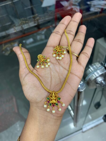 PREMIUM QUALITY ATTIGAI NECKSET MF3077